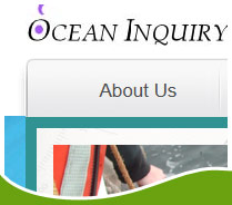 Screen shot of ocean indquiry project