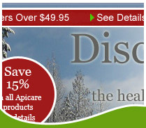 Screen shot of Vashon Organics